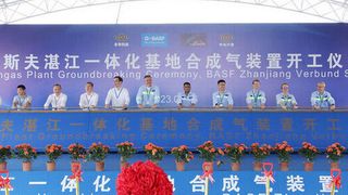 The state-of-the-art facility will produce syngas and hydrogen for captive use within BASF’s production Verbund.  (Source: BASF)