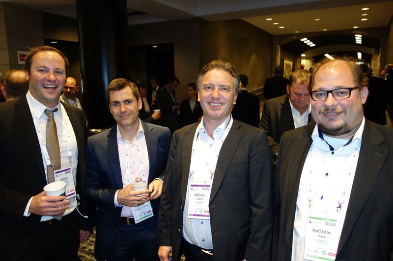 Oliver Roth, Prianto, Gernot Joswig, ITConcepts Automotive, William Geens, Prianto und Matthias Haas, Cosus (Bild: IT-BUSINESS)