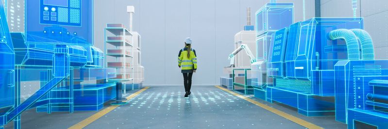 Framence ermöglicht ein fotorealistisches digitales Abbild einer Fabrik. Mithilfe von geeigneten Schnittstellen können auch weitere Daten hinterlegt werden.(Bild:  Gorodenkoff Productions OU / Adobe Stock)