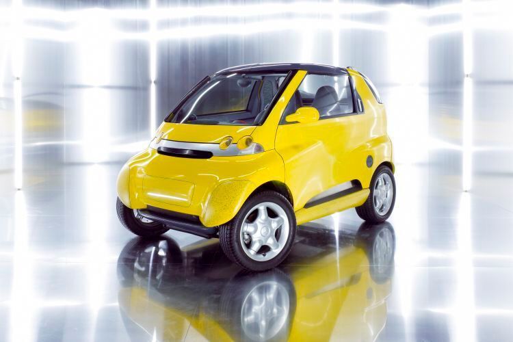 Der Smart Eco Speedster nimmt 1993 die Idee des Smart Cabrio vorweg.  (Daimler)