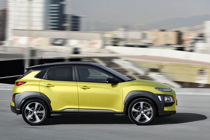 Der Hyundai Kona ist 4,70 Meter lang, 1,80 Meter breit und 1,55 Meter hoch. (Hyundai)