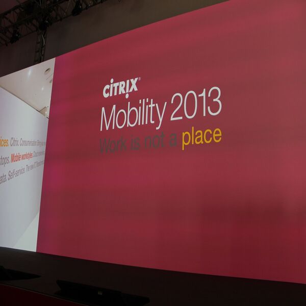 Auf der Citrix Mobility stellte das Unternehmen Strategien und Produkte vor, mit denen Partner ihre Kunden umfassend bedienen können. (Vogel IT-Medien)