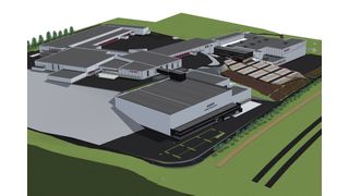 Asko-Logistikzentrum (im Bau): Alle Funktionsbereiche sind effizient vernetzt und durch ein Witron-LVS gesteuert. Die Mechanikkomponenten kommen von der Witron-Tochter FAS. (Bild: Asko)