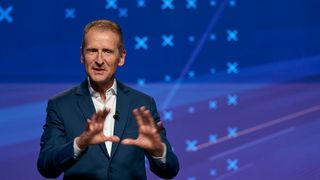 Herbert Diess will mehr Zusammenarbeit unter den Konzernmarken. (Bild: Volkswagen)
