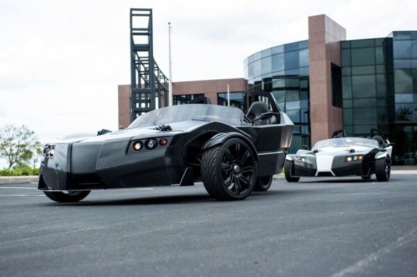 Der Torq Roadster: das elektrisch angetriebene Trike mit 300 kW könnte in einem Batman-Film mitspielen (Epic Electric Vehicles)