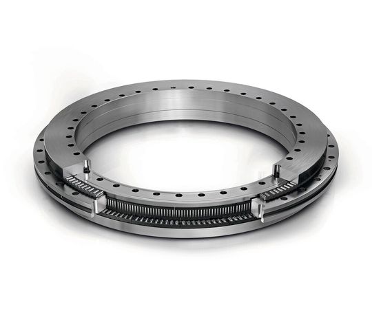 Für Automationslösungen in der Werkzeugmaschinenbranche hat Schaeffler die Baureihe YRTA der Rundachslager entwickelt.(Bild:  Schaeffler)