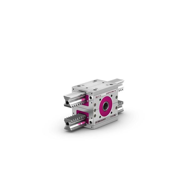Gripping and centering movements can be executed using lifgo double rack and pinion gears. (Image:Leantechnik)