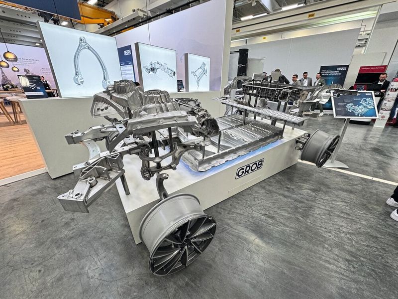 Grob zeigt auf seiner bislang größten Hausmesse 2025 technologische Highlights auf über 6.000 Quadratmetern. (Bild: VCG/Sonnenberg)