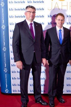 Herbert Tenbrock (TÜV Nord Mobilität), Benedikt Seubert (Vogel Business Media)  (Archiv: Vogel Business Media)