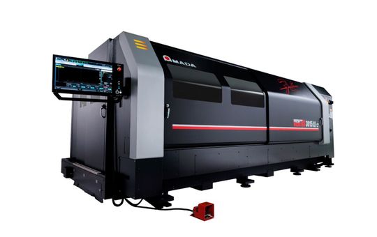 Amadas 4 kW und 6 kW-Faserlaser mit Einzeldiodenmodul, die in Maschinen der Ventis-Serie verwendet werden, erreichen eine sehr hohe Laserstrahldichte aufgrund des Wegfalls des Combiner-Moduls. Amadas 4 kW und 6 kW-Faserlaser mit Einzeldiodenmodul, die in Maschinen der Ventis-Serie verwendet werden, erreichen eine sehr hohe Laserstrahldichte aufgrund des Wegfalls des Combiner-Moduls.
