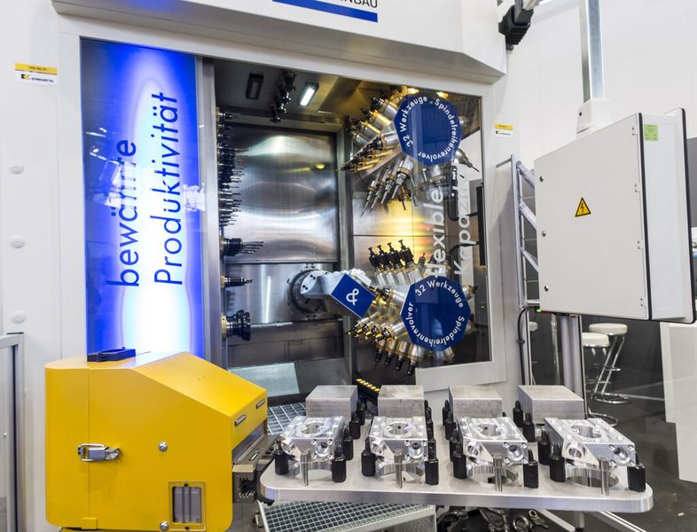 Ausstellungsstück von Elha Maschinenbau in Halle 5. (Bild: Messe Stuttgart)