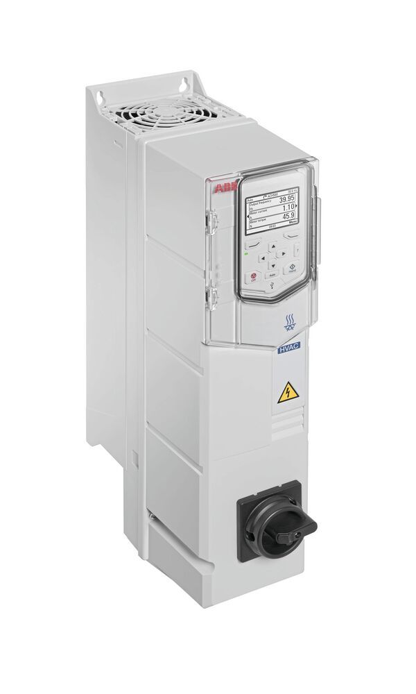 ACH580 Frequenzumrichter verfügen über eine umfassende HLK-Funktionalität zur Regelung von Lüftern, Pumpen und Kompressoren sowie komplexer Einrichtungen wie Klimageräten und Kälteaggregaten.