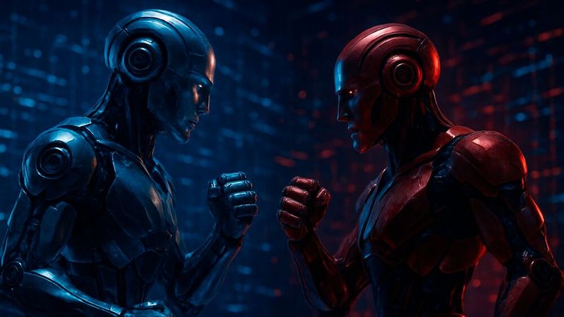 Google sagt ChatGPT mit Gemini 3 Pro den Kampf an.(Bild:  Dall-E / KI-generiert)