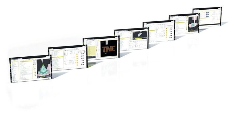 Le guidage de l'utilisateur a également été repensé : la TNC7 peut être entièrement commandée par écran tactile. Klartext reste le format de données et de sortie standard.  (Source : Heidenhain)