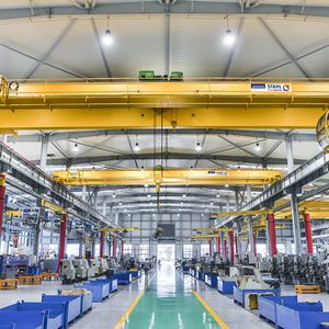 Die Krane werden in der Produktion des chinesischen Maschinenbauers eingesetzt.