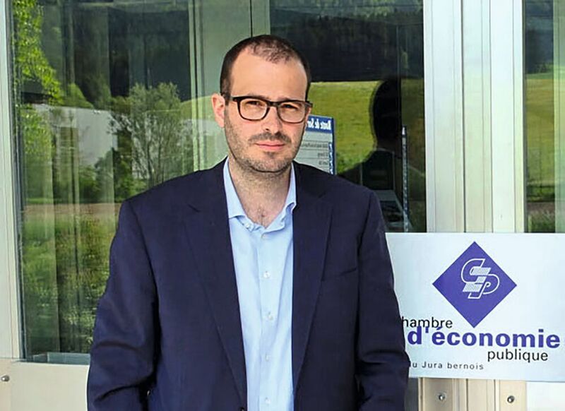 Patrick Linder, directeur de la Chambre d’économie publique du Jura bernois (CEP). (RTS)