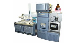 HPLC-MS/MS Messplatz einschließlich der Online-SPE (Bild: IWW)