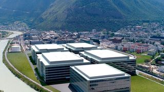 Blick auf den Biopark von Lonza in Visp (Lonza)