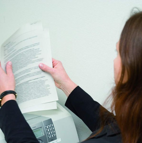 Vor Ort. Der Druck mit PIN-Authentifizierung erfordert persönliche Anwesenheit (Archiv: Vogel Business Media)