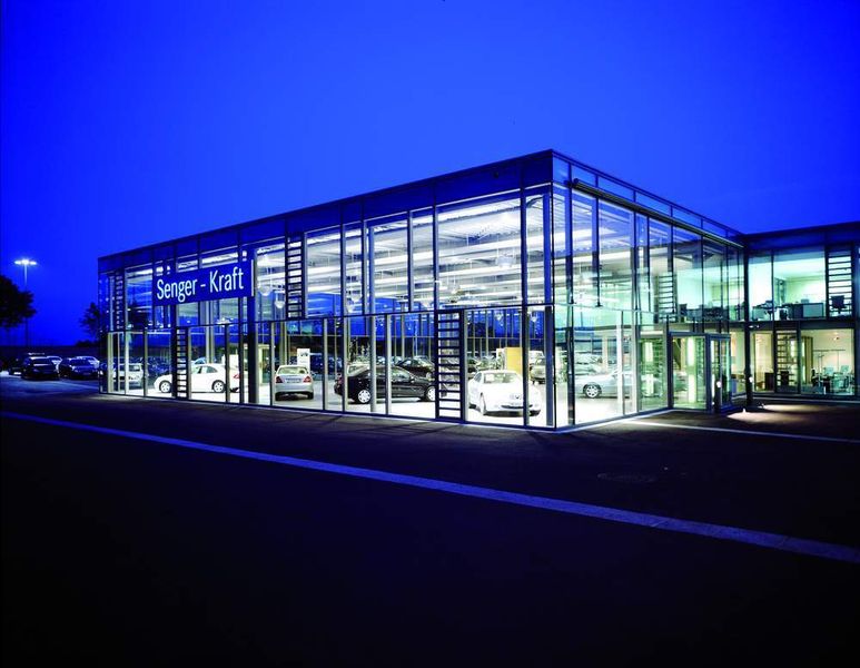 Seit 2005 steht der Neubau in Weimar. Die Senger Automobile GmbH hält die Mehrheitsanteile an der Firma Senger-Kraft. (Archiv: Vogel Business Media)