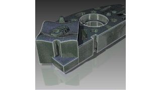 Deburring, reverse, and graphics enhancements to mould and die software.  (Visi)