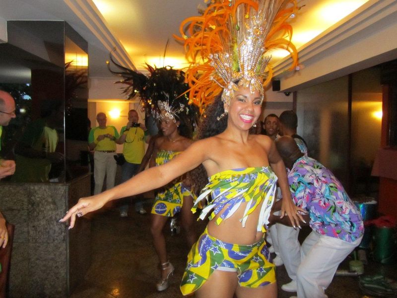 Samba-Tänzerin im Einsatz (Archiv: Vogel Business Media)