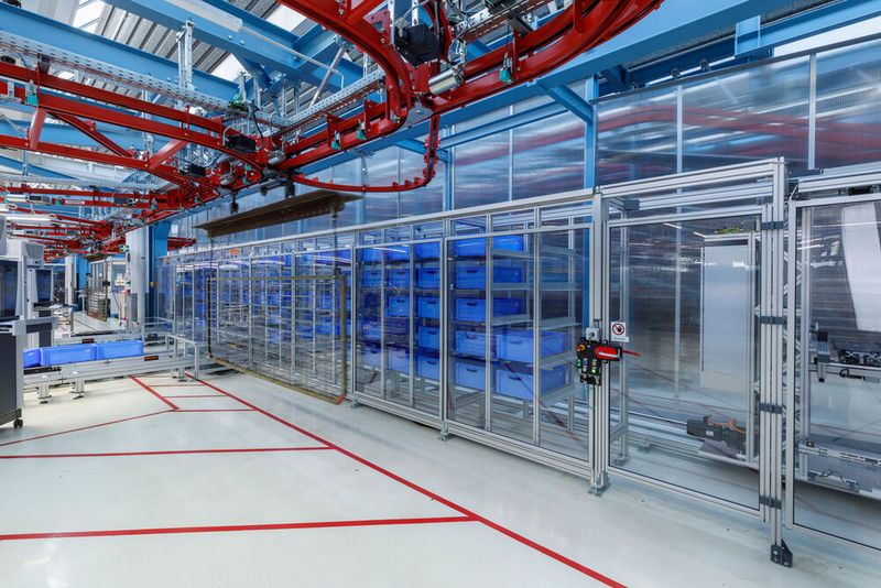 The fully automatic storage system from Minitec. (Image:Yaskawa Europe)