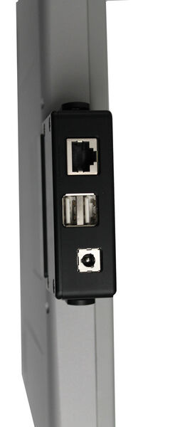 Über das Interface stehen dem Nutzer zwei USB-Anschlüsse und eine Gigabit-Ethernet-Schnittstelle zur Verfügung. (Bild: Penta)