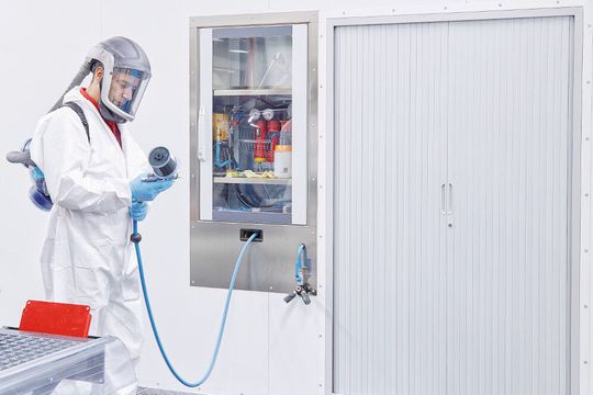 Der Air-Commander von Sehon arbeitet mit gefilterter, erwärmter und ionisierter Atemluft. Der Air-Commander von Sehon arbeitet mit gefilterter, erwärmter und ionisierter Atemluft.