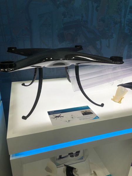 3D-Systems zeigte Kundenbeispiele, die mit SLA gesdruckt wurden. (Bild: VCG/Juliana Pfeiffer)