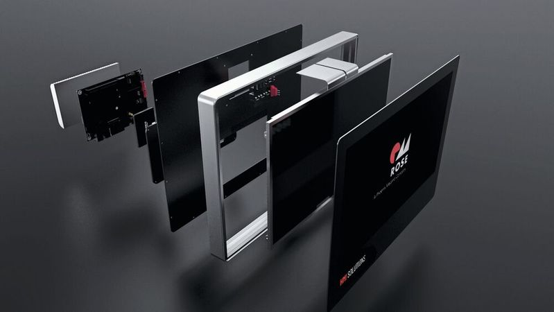 The panel PCs from Rose are modularly manufactured and can therefore be precisely tailored to the requirements of the respective application.(Image: © Rose Systemtechnik GmbH)