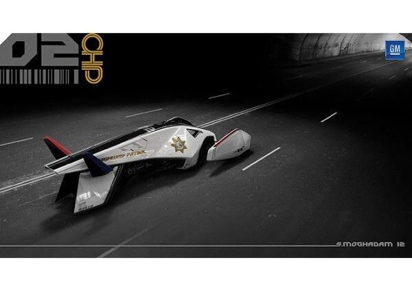 Die Volt Squad von General Motors: besteht aus drei Fahrzeugen mit unterschiedlichen Aufgaben (Bild: General Motors Advanced Design California)