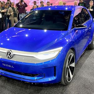 VW hat in Hamburg die Studie ID 2 all vorgestellt.(Bild:  Dirk Kunde)