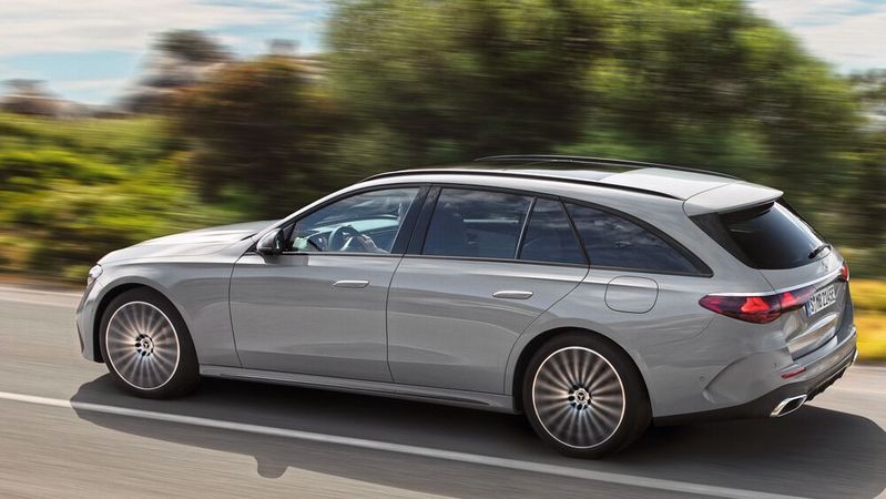 Auch vom E-Klasse-Kombi wird es keine BEV-Version geben.(Bild:  Mercedes-Benz)