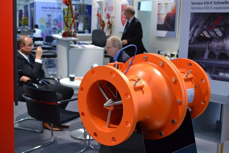 Kidde’s new explosion protection valve Ventex Type 6.  (Picture: M. Henig/PROCESS)