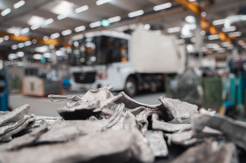 Ziel ist es zu zeigen, wie verwendete Materialien und industrielle Prozesse so gestaltet werden können, dass Ressourcen geschont und Stoffkreisläufe möglichst geschlossen werden. (Bild: Mercedes-Benz Trucks)