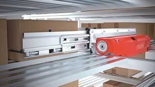 Shuttle made in Österreich: TGW entwickelte das Stingray-Shuttle. Die Österreicher sehen aber auch bei der RBG-Technik durchaus noch Einsatzszenarien. (Bild: TGW)