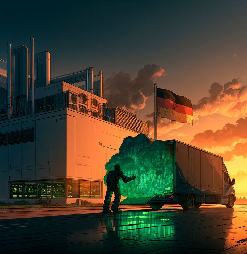 „Daten und auch Software müssen jederzeit zu anderen Vertragspartnern und auch in andere oder eigene Rechenzentren umziehen können“, sagt Peer Heinlein, der CEO der Heinlein Gruppe.(Bild:  Midjourney / KI-generiert)
