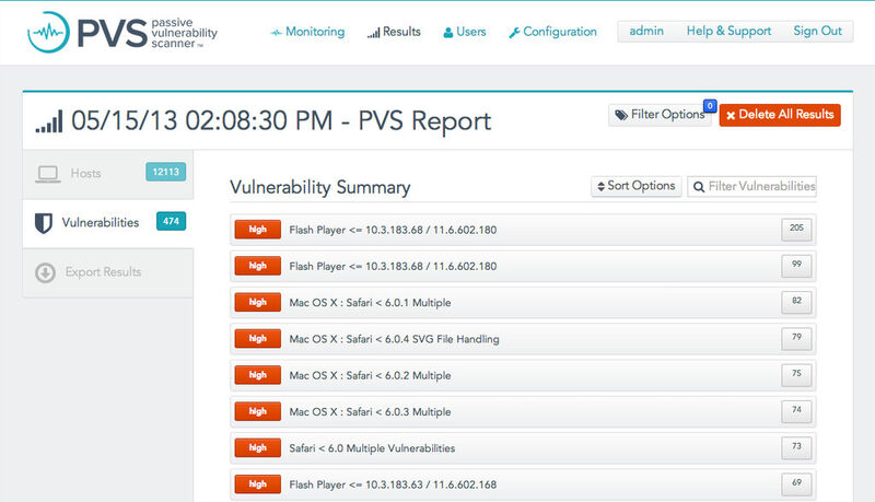 Der Tenable Passive Vulnerability Scanner (PVS) entdeckt kontinuierlich und passiv mobile Geräte, virtuelle Infrastruktur und Cloud-Anwendungen. (Bild: Tenable)