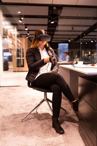 Virtual Reality spielt in der Audi City eine wesentliche Rolle. (Audi)