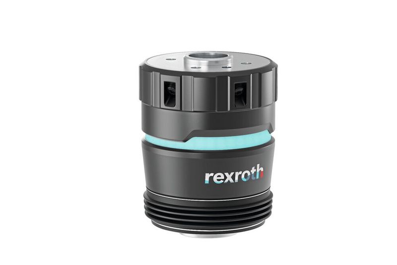 Antasten, ausgleichen, bewegen: Der Smart Flex Effector befähigt den Linearroboter zur Automation neuer Handlingaufgaben. (Bild: Bosch Rexroth)