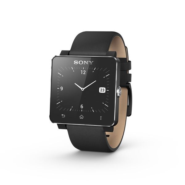 Mit dieser neuen Android-Armbanduhr ist man jederzeit und überall auf dem neuesten Stand. Mit dem Xperia Z Ultra über die NFC ”One-touch”-Funktion schnell verbunden, können mit der SmartWatch alle wichtigen Informationen wie E-Mails, SMS, Social Media Updates oder Kalendereinträge über das kleine Multitouch-Display diskret empfangen und gesteuert werden. (Bild: Sony)