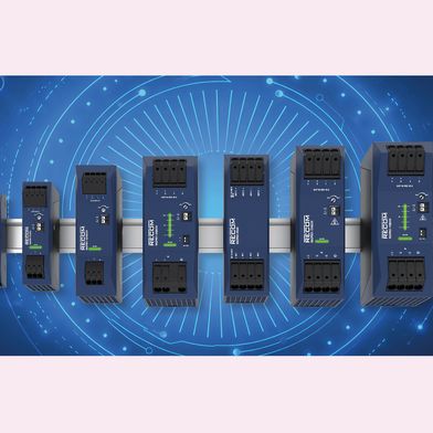 Die Racpro1-Familie endet nicht beim AC/DC-Netzteil. Sie wird durch Redundanzmodule und elektronische Schutzschalter ergänzt. (Bild: Recom)