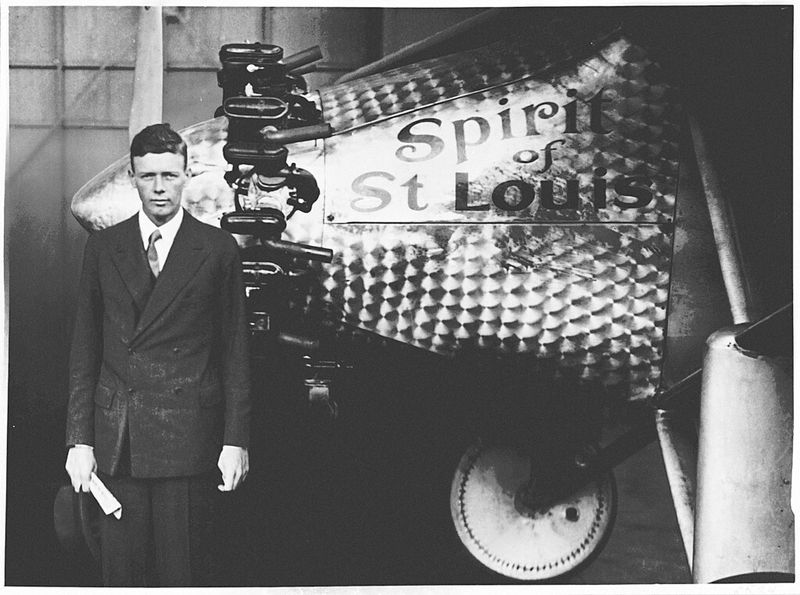 Charles Lindbergh flog ohne Zwischenstopp von New York nach Paris. (Bild: SKF)