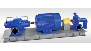 In den Antriebssystemen von Pumpenanlagen ermöglicht der neue FHHS-Gehäusefreilauf von Ringspann das bedarfsgerechte Ein- und Auskuppeln von Startermotoren. (Bild: Ringspann)