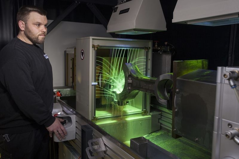 Die Qualitätssicherung nimmt Berghoff Ernst. (Berghoff)