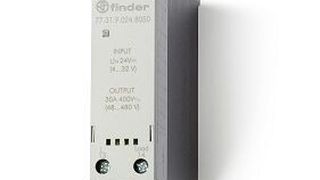 Neu auf der SPS IPC Drives 2013: Die elektronischen Halbleiterrelais 30 A von Finder. (Bild: Finder)