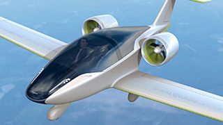 Das Elektro-Flugzeug E-Fan 2.0 von Airbus soll mit 120 Lithium-Polymer-Akkus eine Flugzeit zwischen 45 bis 60 min ermöglichen. Die Version 4.0 ist bereits in der Entwicklung. (Bild: Airbus)