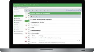 Screenshot aus der webbasierten Software Paul für das Managen relevanter Vorschriften. (Bild: Qumsult)
