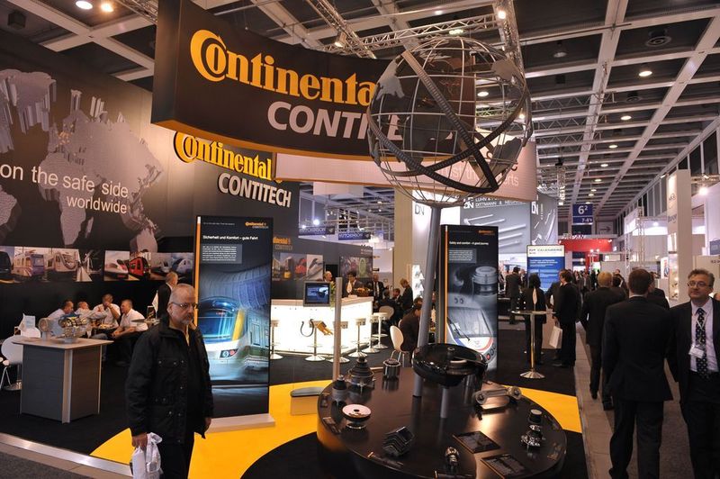 Für den Bereich Fahrwerk bietet die ContiTech Luftfedersysteme GmbH mit dem Segment ContiTech Railway Engineering (CRE) Federungskonzepte für den Primär- und Sekundärbereich - von der Luftfeder bis zu Gummi-Metall-Federn.  (Bild: ContiTech)